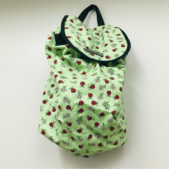 Longaberger Homestead Exclusive Gathering Lady Bug Backpack. - Picture 1 of 5